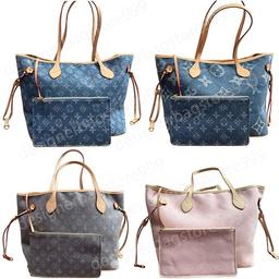 New Designer Bag Luxury Bag Tote Bag High Quality Shoulder Bag Blue Denim Bag Large Capacity Handbag Commuting Practical