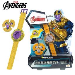 New Marvel Avengers Thanos Style 2pcs Fidget Spinner Wristband Three Kinds Of Glare Movie Peripheral Toy Set Boy Birthday Gifts