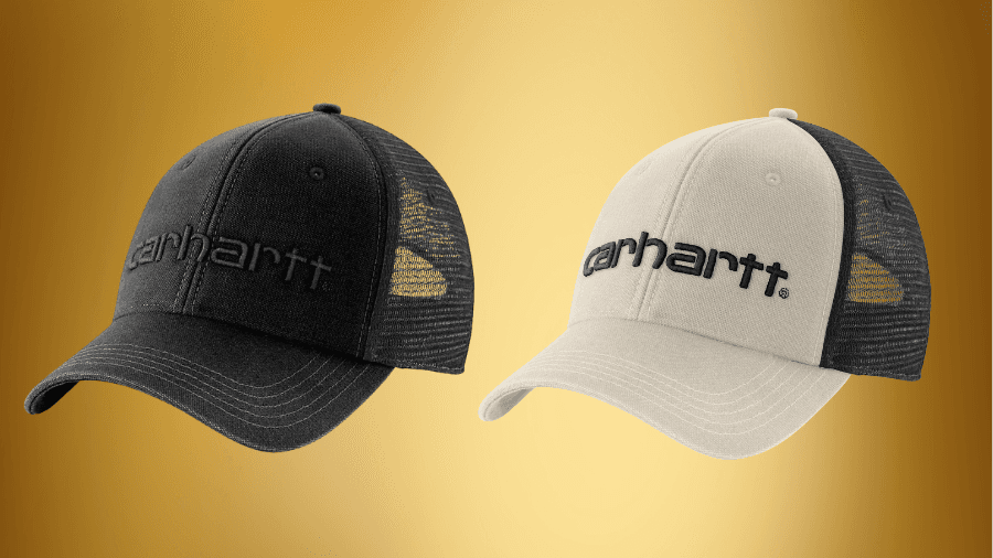 Carhartt Canvas Mesh-Back Logo Graphic Cap